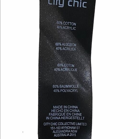 City Chic Ladder Sleeve V-Neck Sweater Mauve 16 - Picture 8 of 10